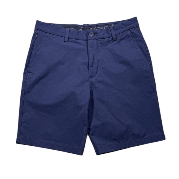 Vineyard Vines Other - Vineyard Vines Mens 30 On The Go Chino Shorts Blue Stretch Performance 9" Inseam